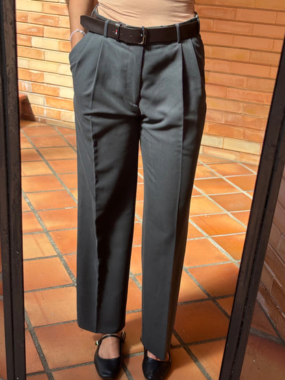 Calças de Pinças Cinzentas Enrico Silvanni