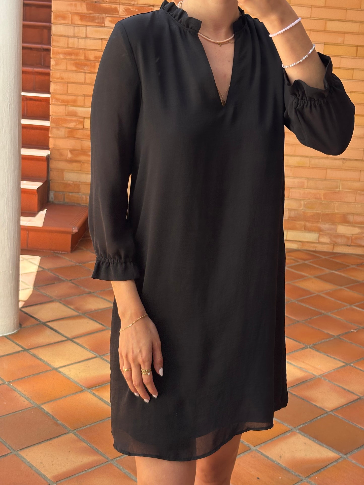 Vestido Preto Fluido