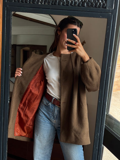 Casaco Vintage Daniel Elise Lã, Alpaca e Angorá