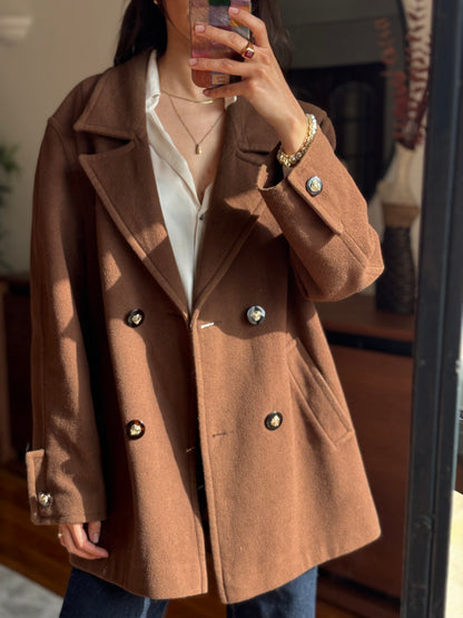Brown Wool Coat