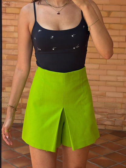 Saia-Calção Verde Lima