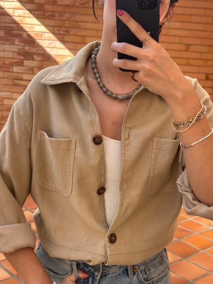Camisa Bege Vintage
